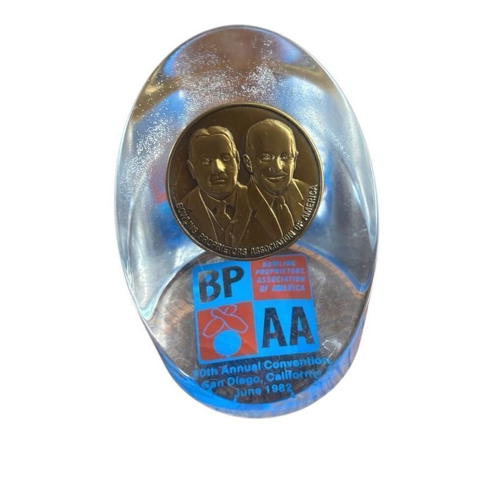 BPAA 50th Annual Convention San Diego California June 1982 Paperweight